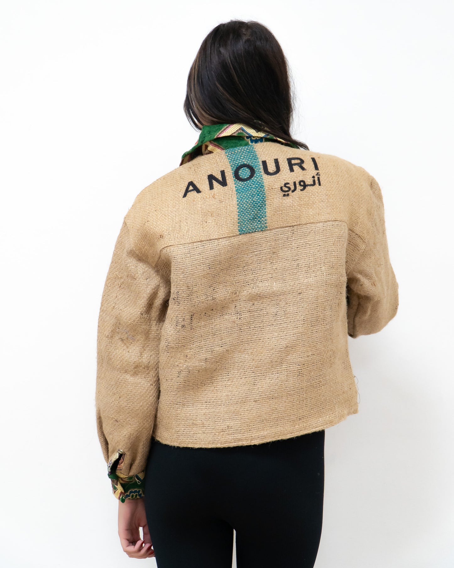 ANOURI - Crop Burlap Jacket