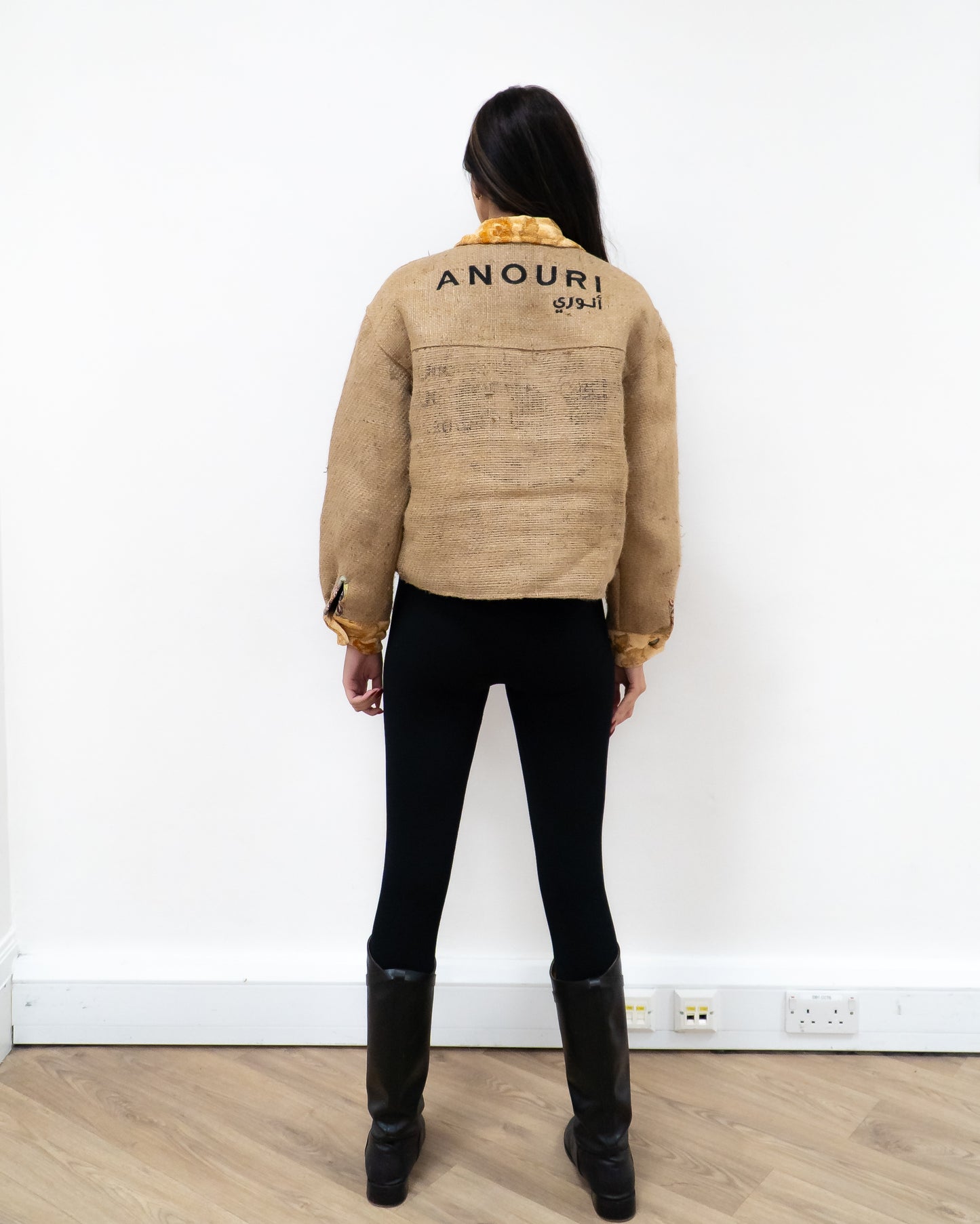 ANOURI - Crop Burlap Jacket