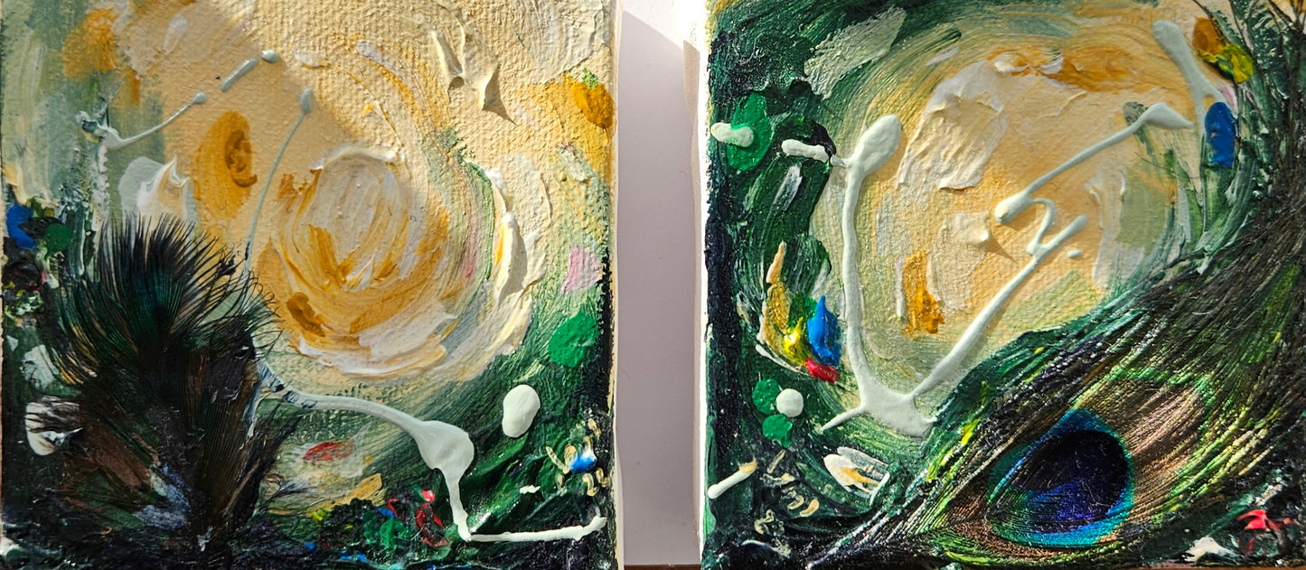 INTISAR ALYAMANI - Ascension Miniature - Diptych