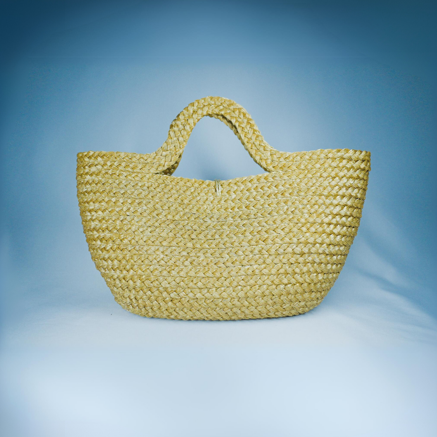 TREASURES OF BRAZIL - Handcrafted Natural Golden Grass Bag