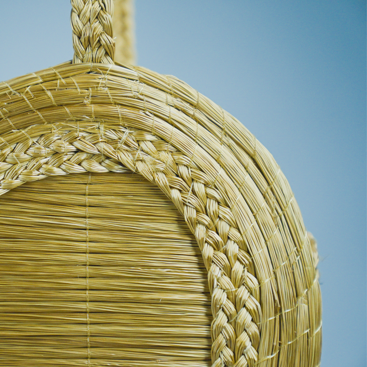 TREASURES OF BRAZIL - Handcrafted Natural Golden Grass Bag