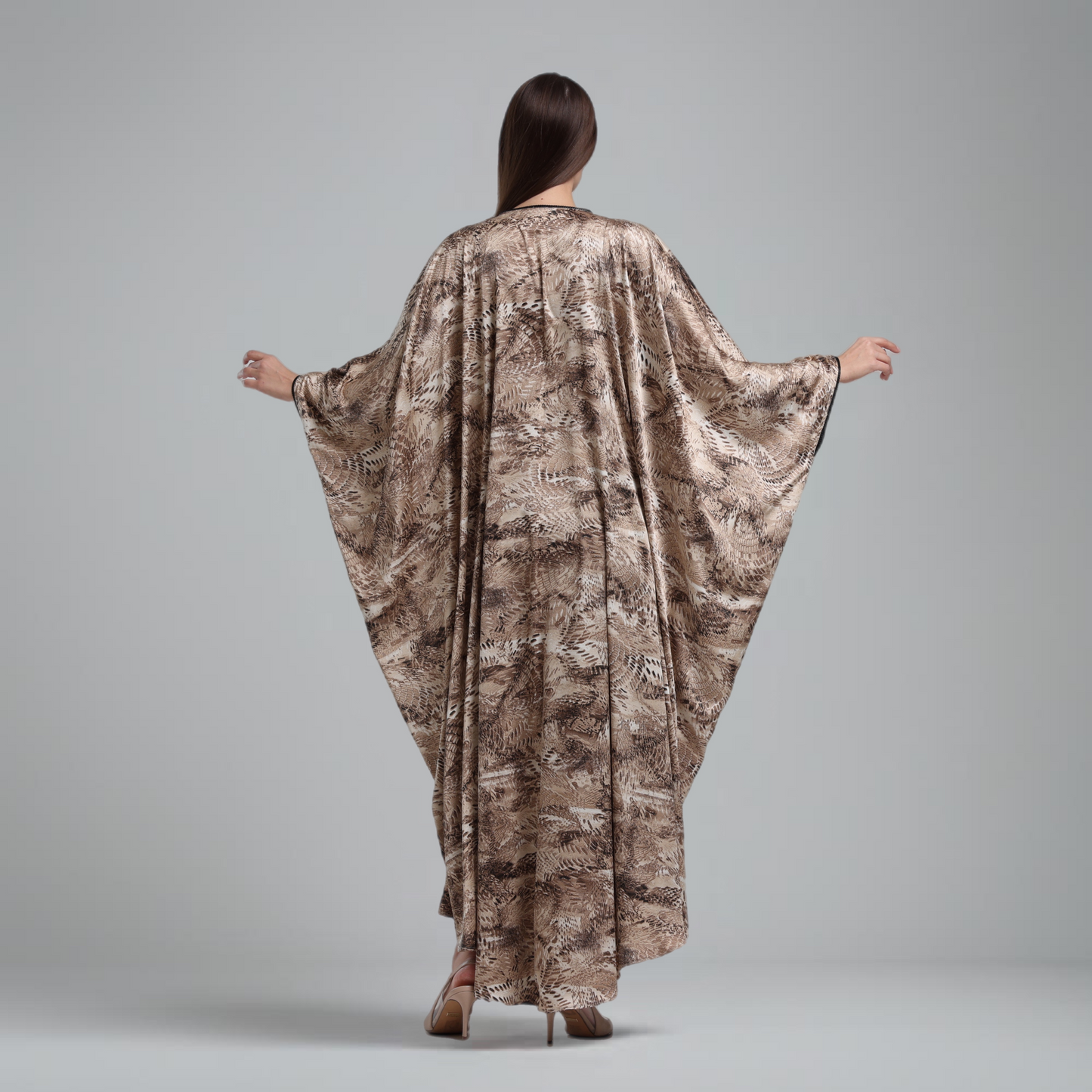 LA REINE - Printed silk kaftan