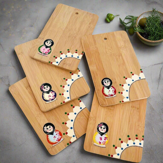 SCARLET BOUTIQUE - Hand-painted wooden board