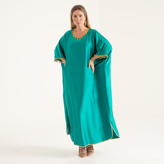 LA REINE - Satin silk kaftan