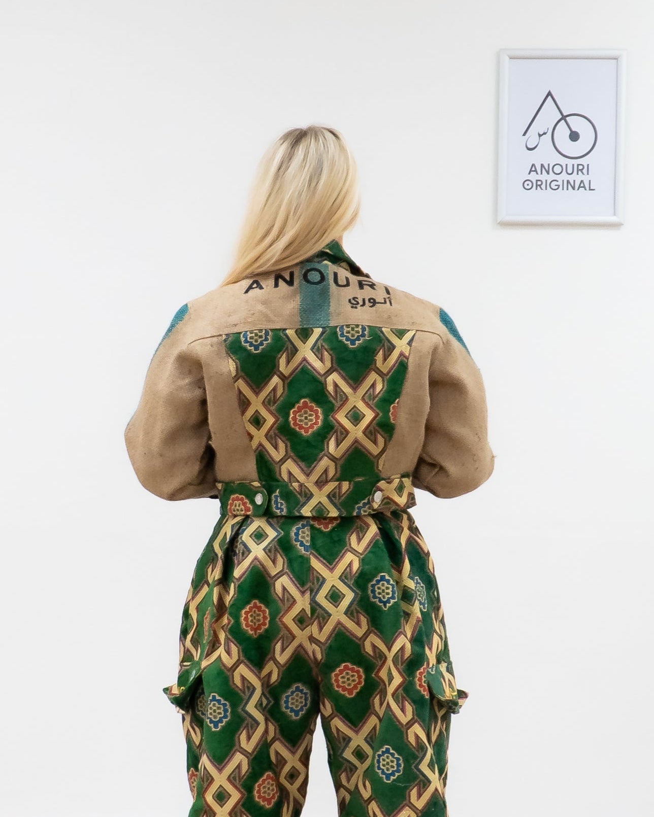ANOURI - Crop Burlap Jacket