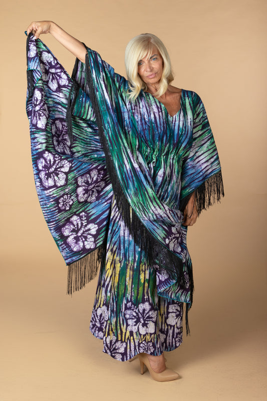 NYNY RYKE - Daria Kaftan in Tie-Dye Batik