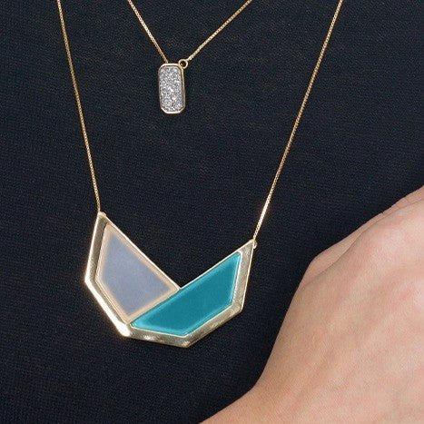 TREASURES OF BRAZIL - Druzy Necklace