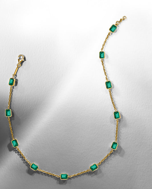 The Soul Of - "Limitless" 18 karat yellow gold Brazolite necklace