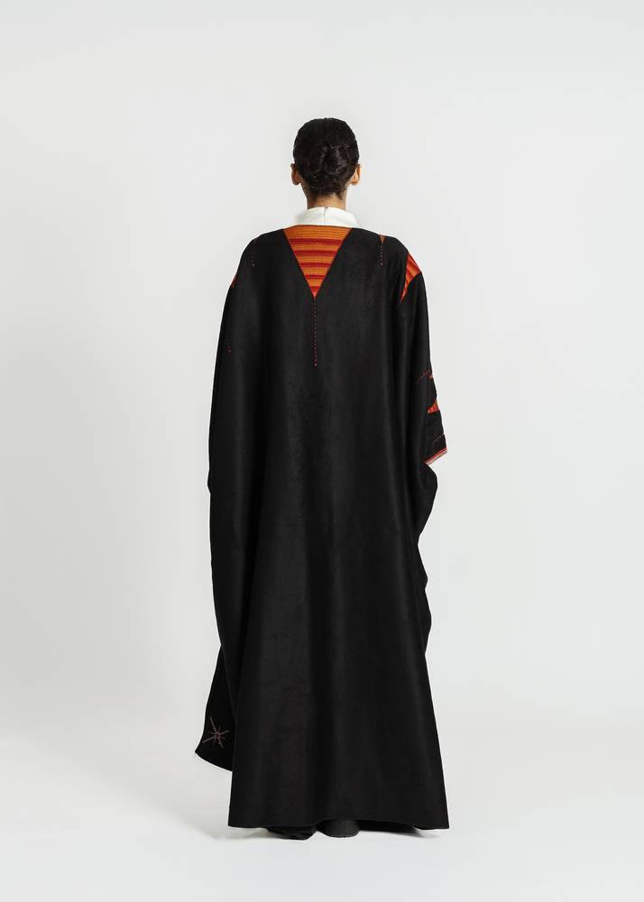 QORMUZ - JUBBAH Black robe