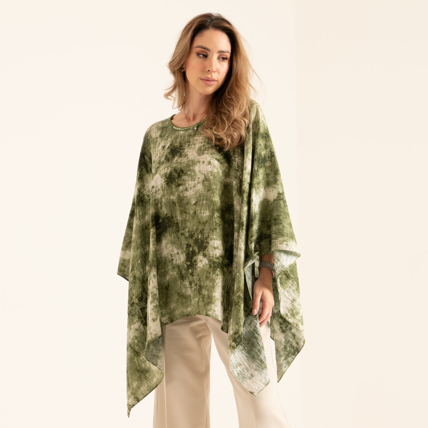 DALSH DESIGNS - Tie-dye poncho