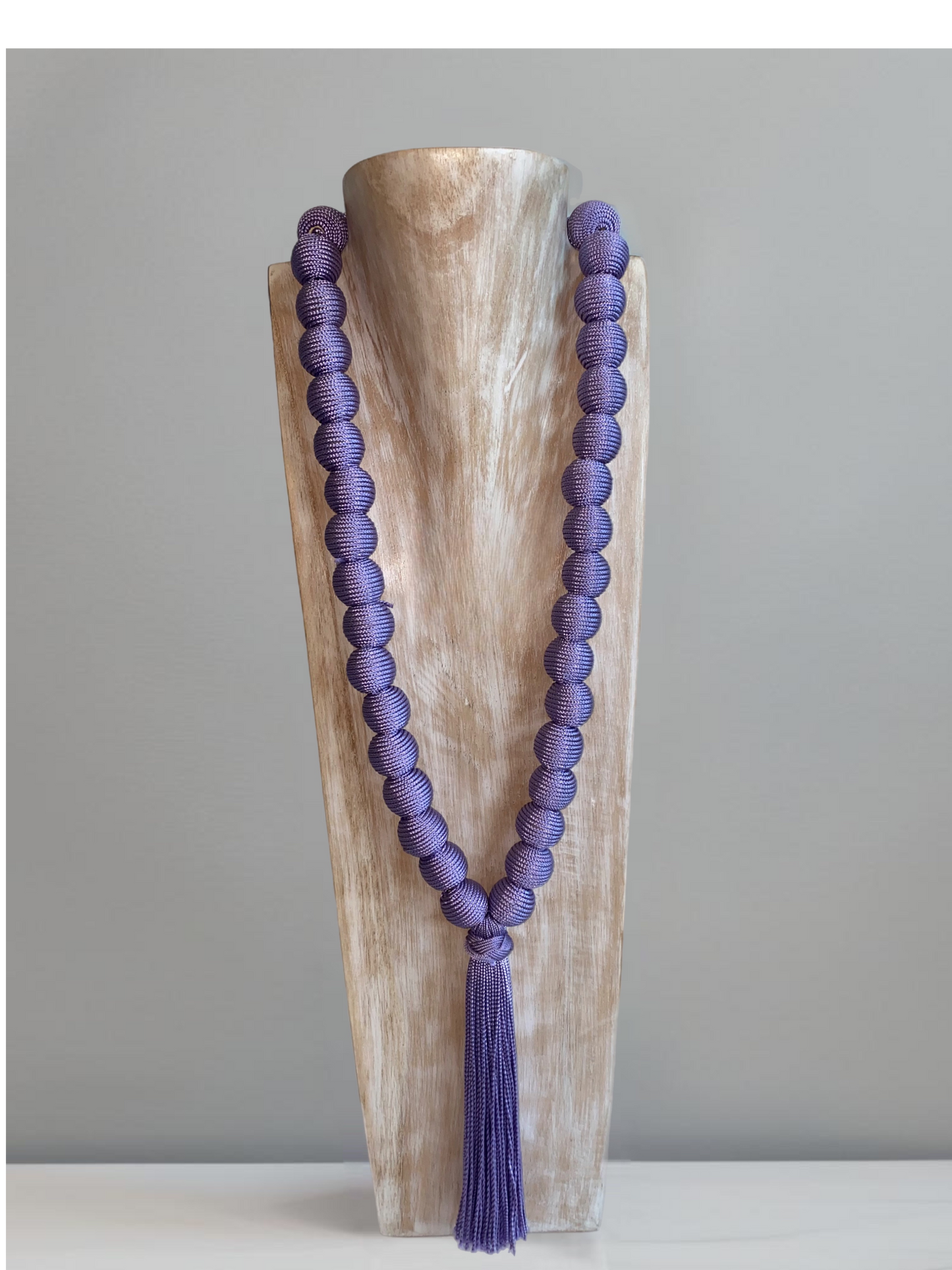 Lavish - Purple Moroccan Woven Necklace