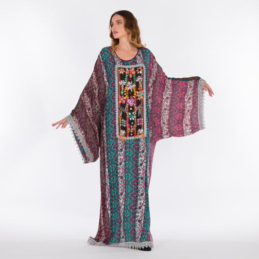 LA REINE - Kimono sleeved kaftan