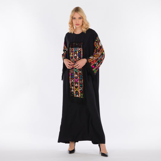 LA REINE - Black siwa kaftan