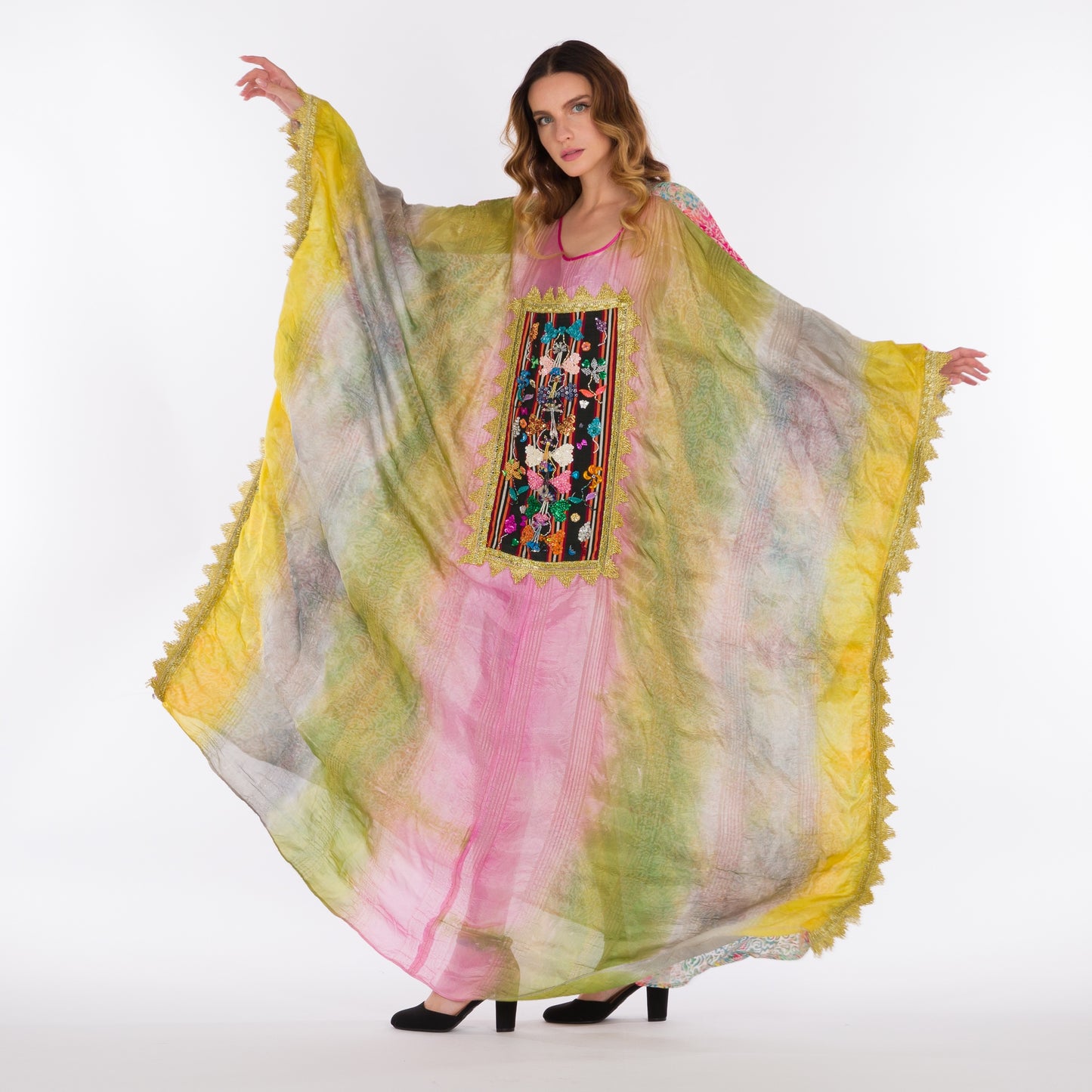 LA REINE - Kimono sleeved kaftan