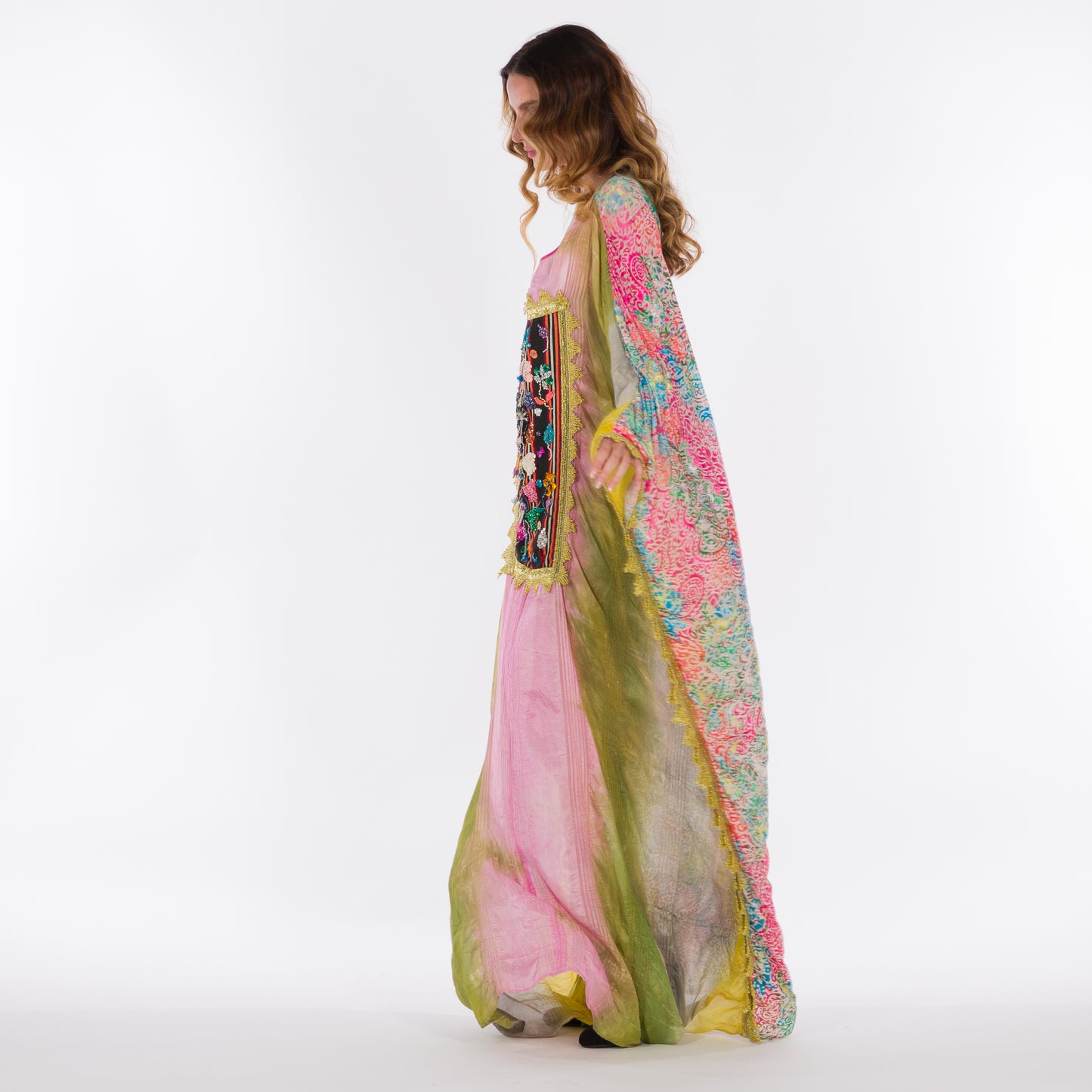 LA REINE - Kimono sleeved kaftan