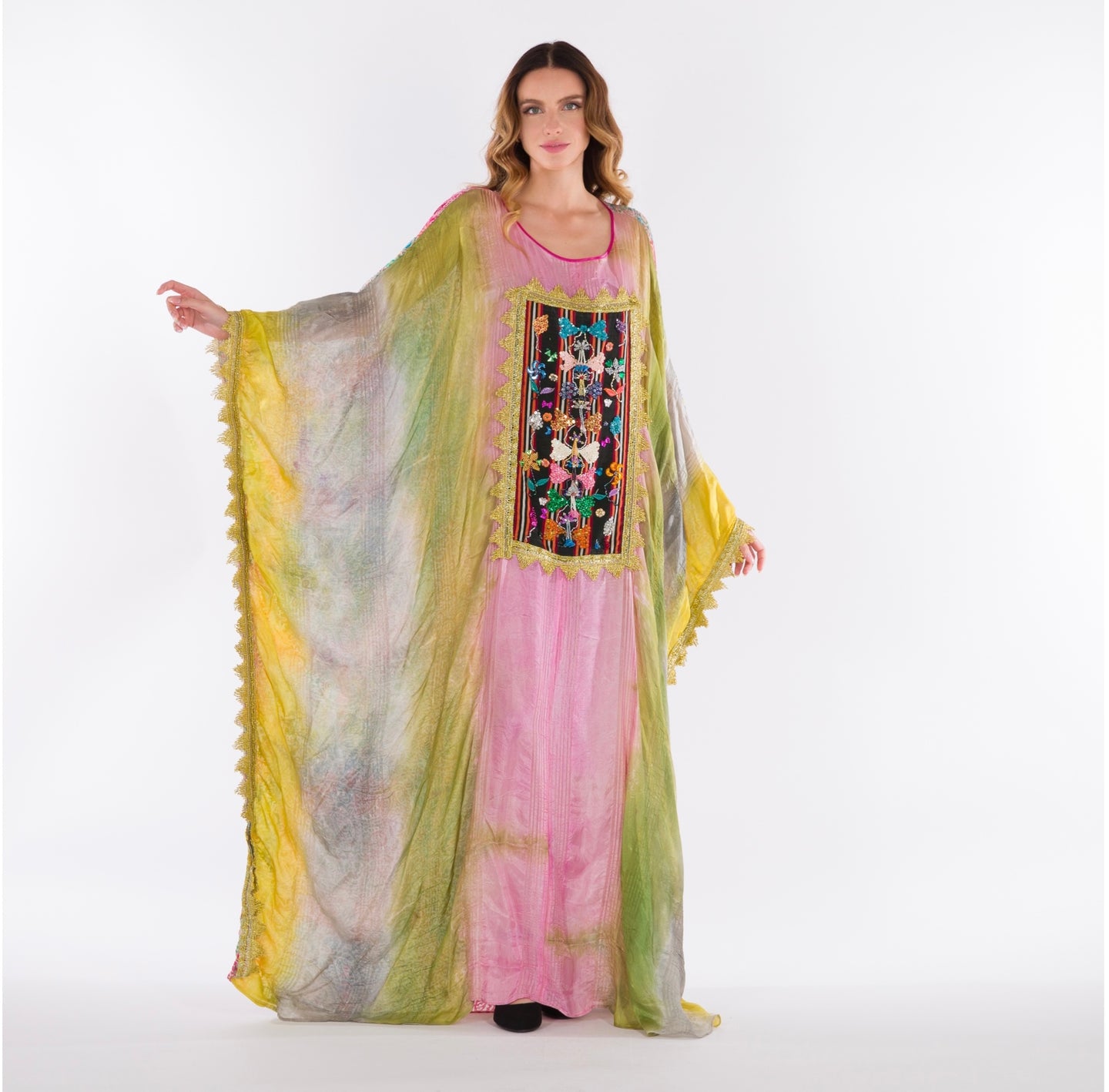 LA REINE - Kimono sleeved kaftan