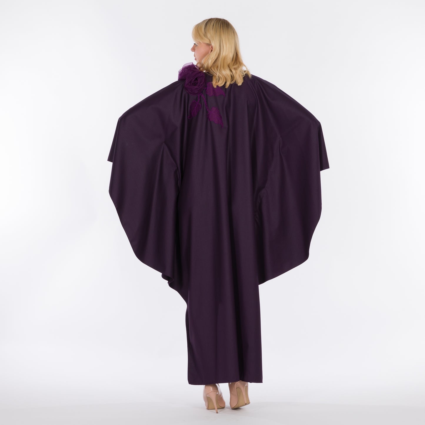 DALSH DESIGNS – Dark Purple Cotton kaftan