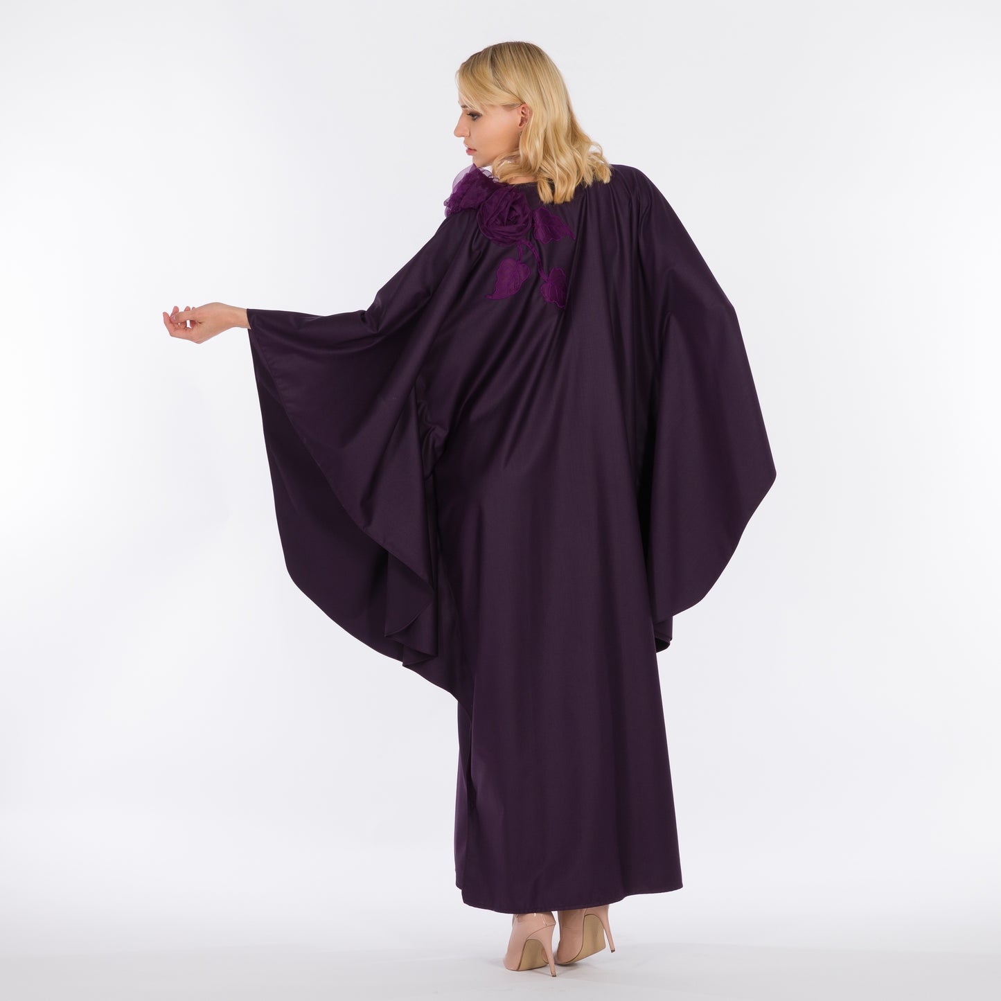 DALSH DESIGNS – Dark Purple Cotton kaftan