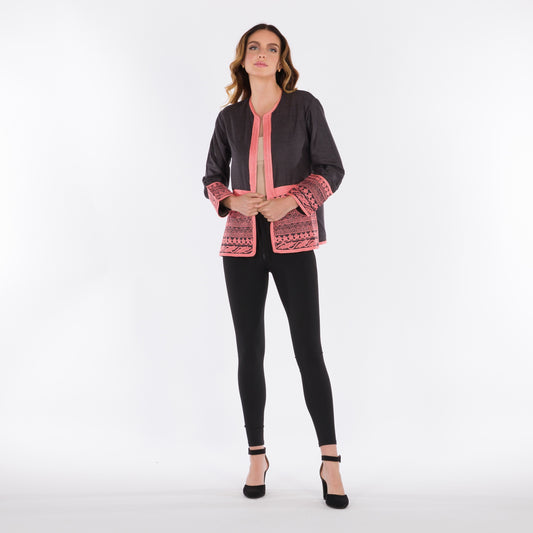 YARAKECH - Cotton embroidered jacket