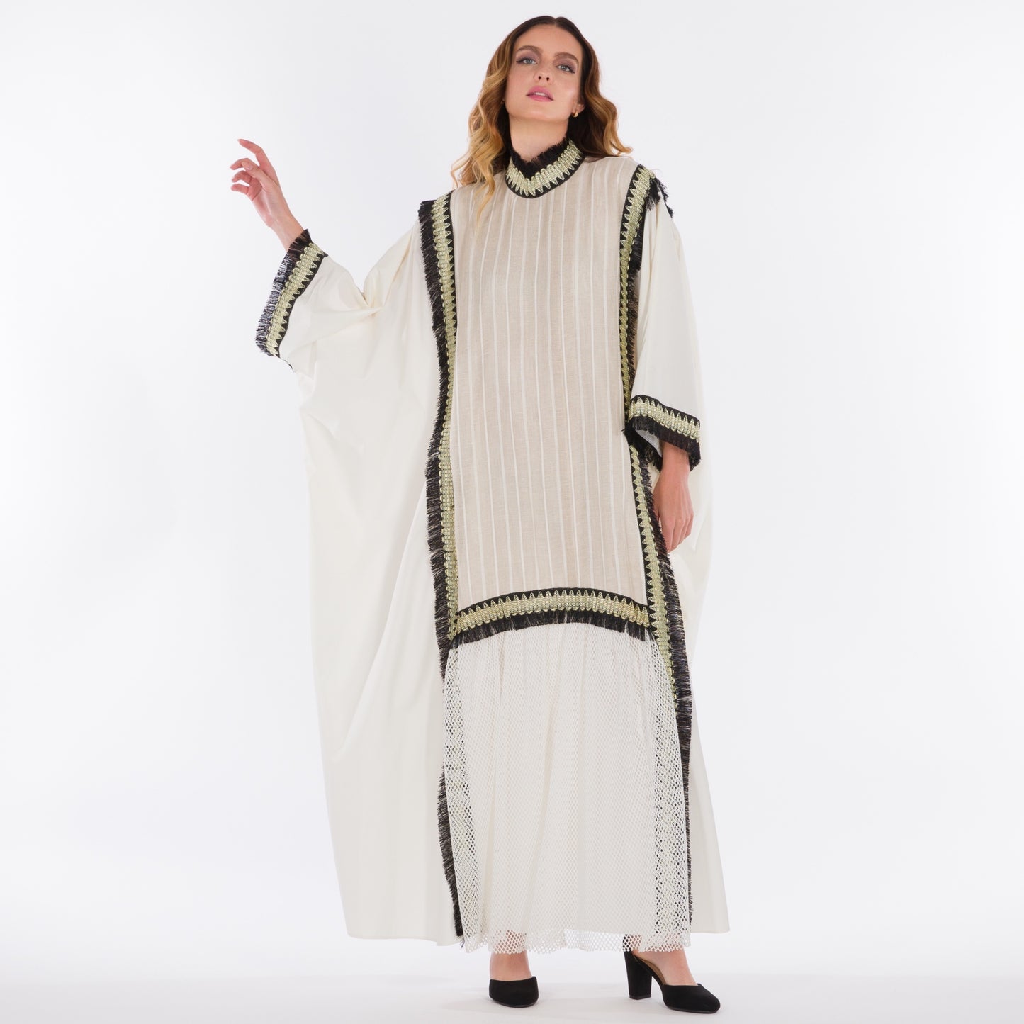 DALSH DESIGNS - Batwing cotton kaftan