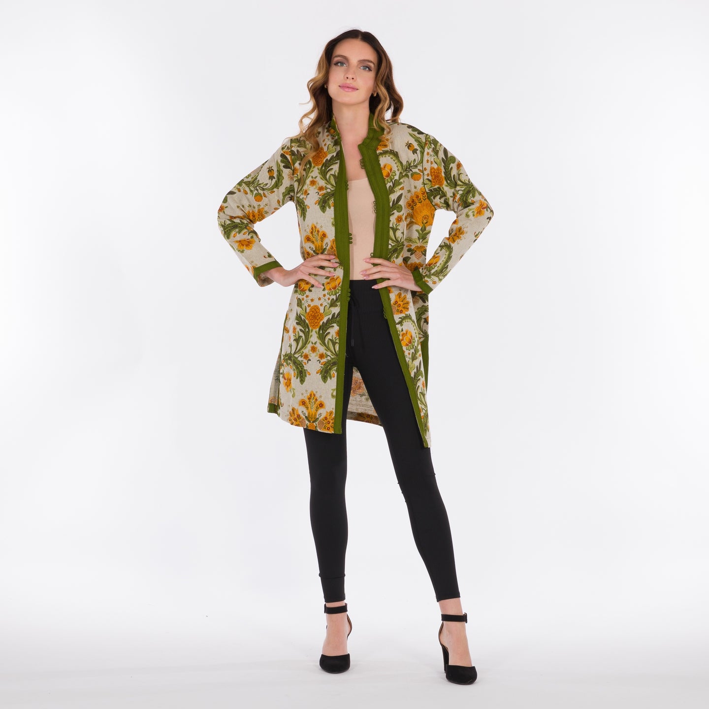 YARAKECH - Floral linen jacket