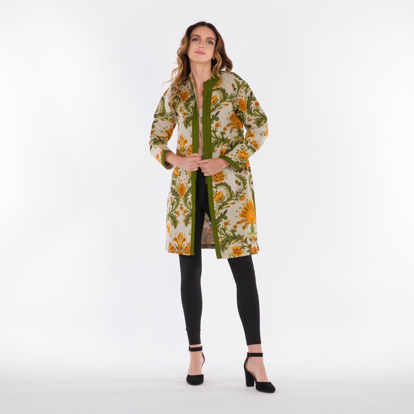 YARAKECH - Floral linen jacket