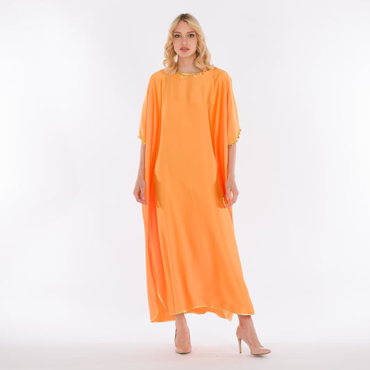 LA REINE - Satin silk kaftan