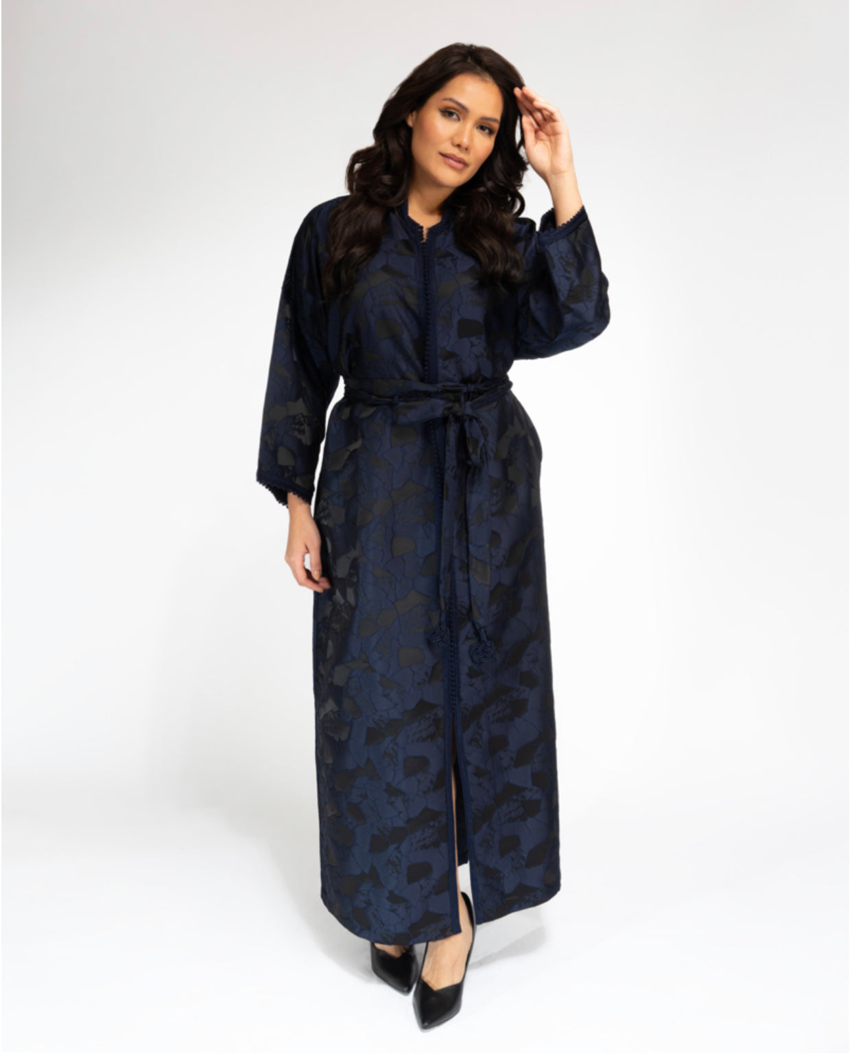 YARAKECH - Navy blue kaftan