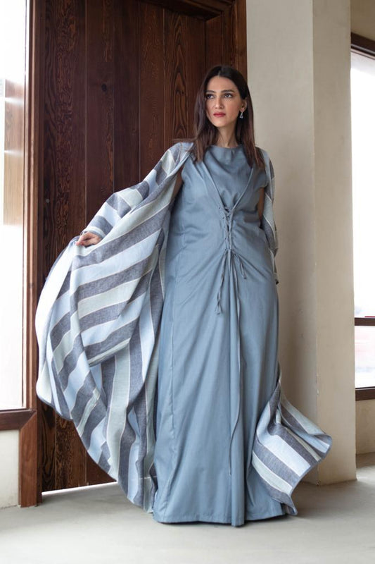 DALSH DESIGNS - Two-piece dress and abaya set